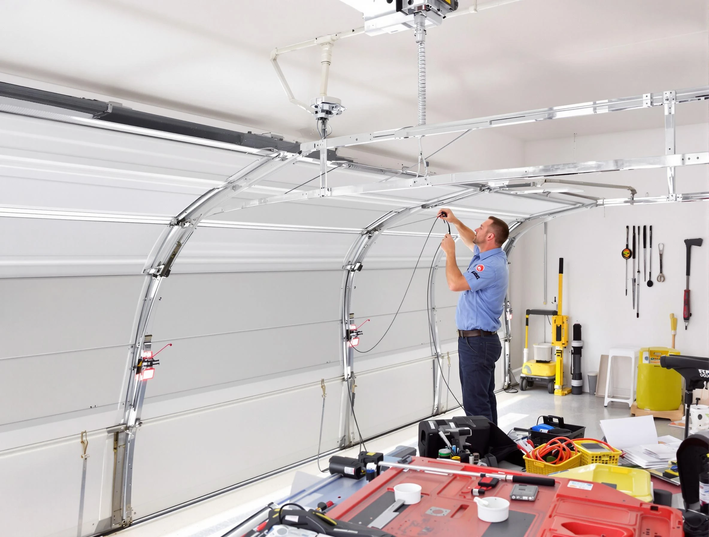 Garage door cable repair service by Salem Garage Door Repair in Salem