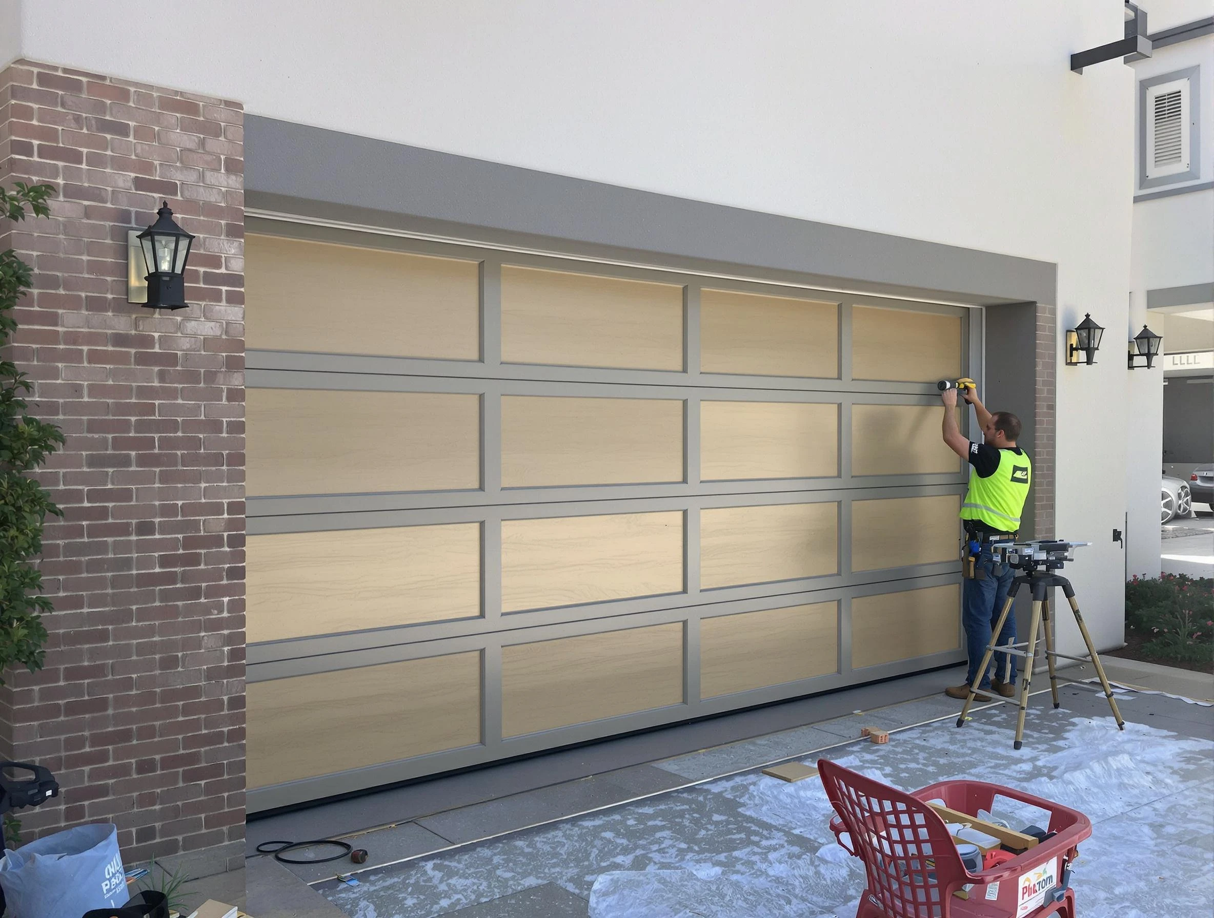 Garage door replacement service by Salem Garage Door Repair in Salem